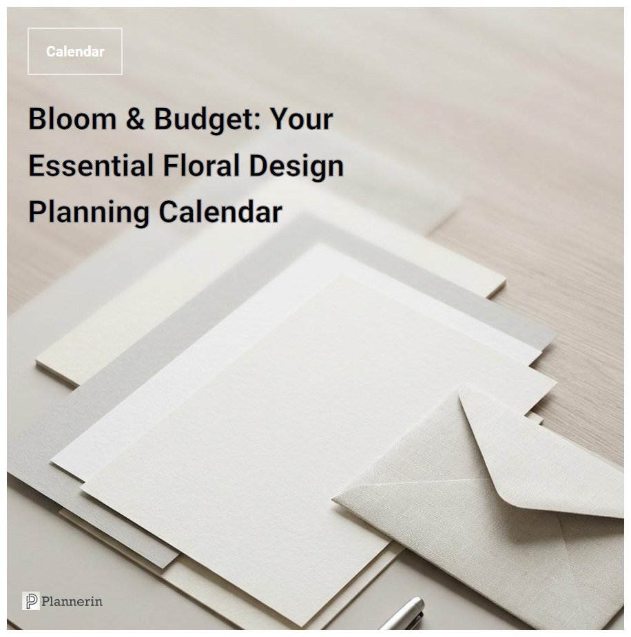 2025 Floral Design Printable Planner Calendar: Stay Organized with Style