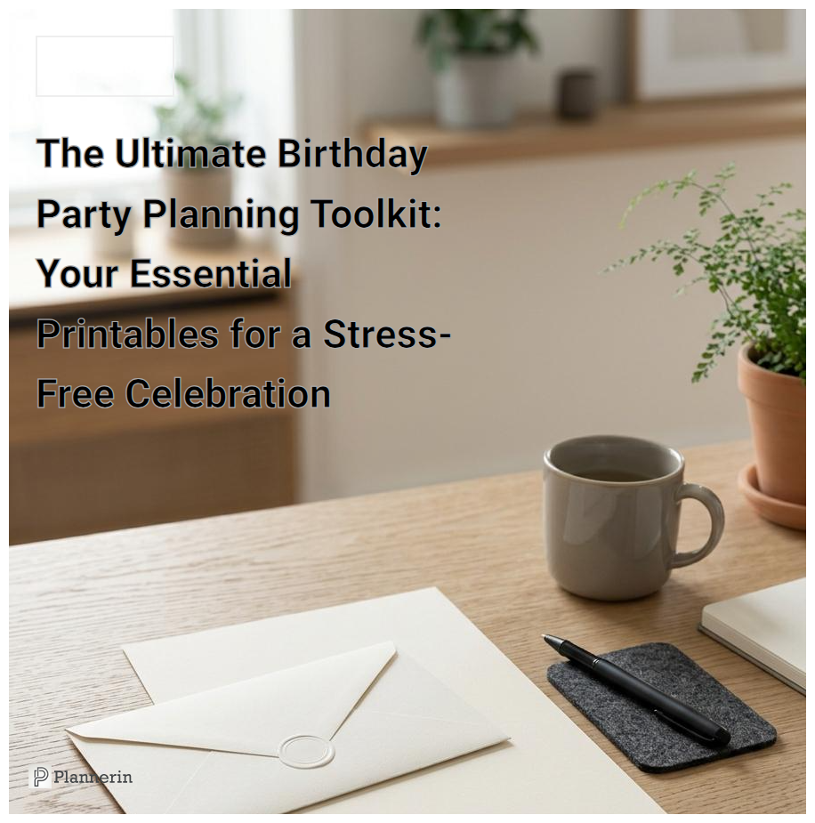 Ultimate Birthday Party Event Printable Planner & Checklist